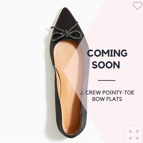 Coming Soon: J. Crew Bow Flats - Picture 1 of 1